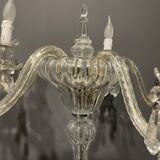 Murano crystal glass floor lamp