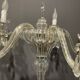 Murano crystal glass floor lamp