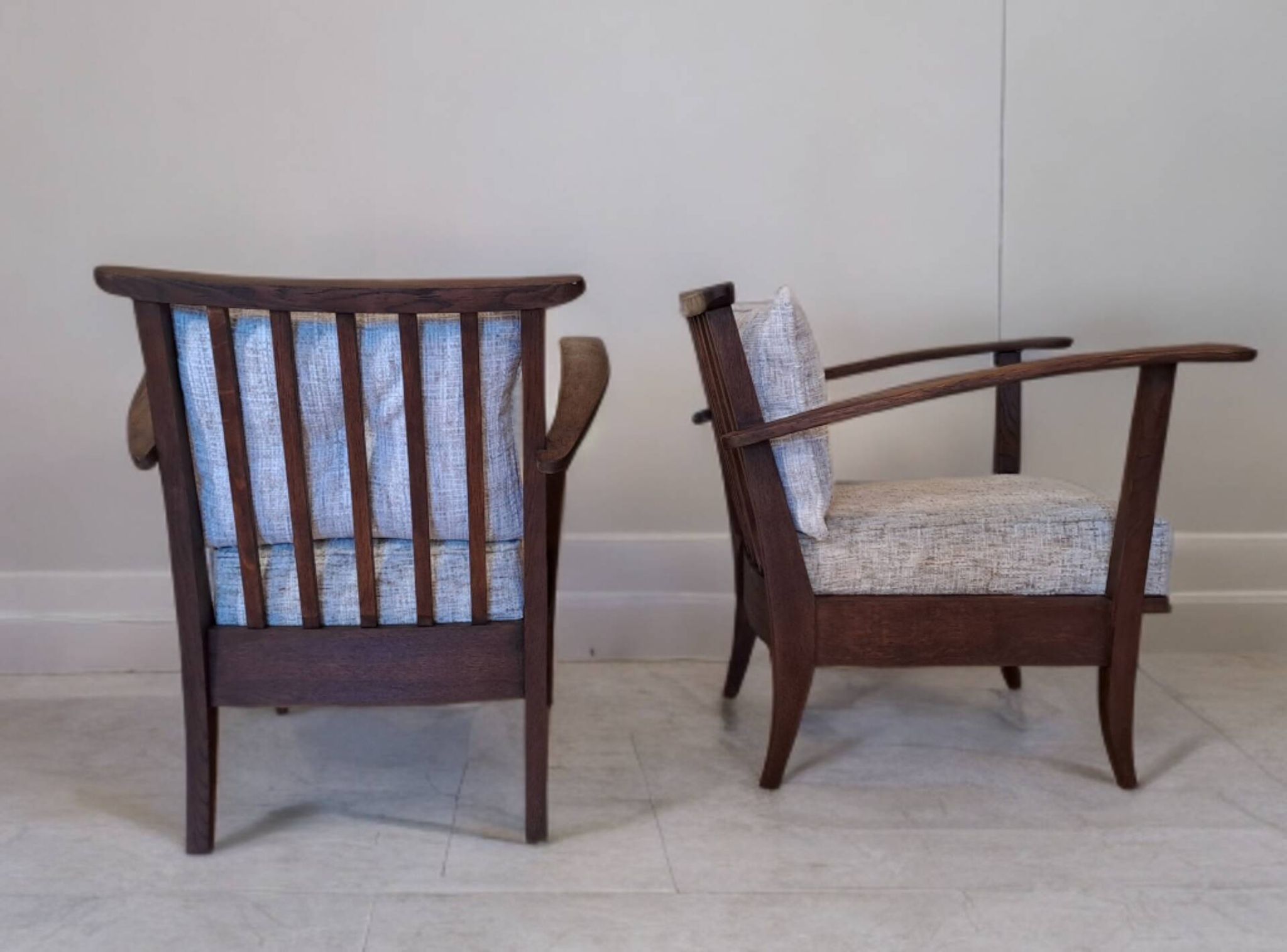 Paire de fauteuils ULUV tchèques, 1950