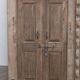 Large old double wooden door
