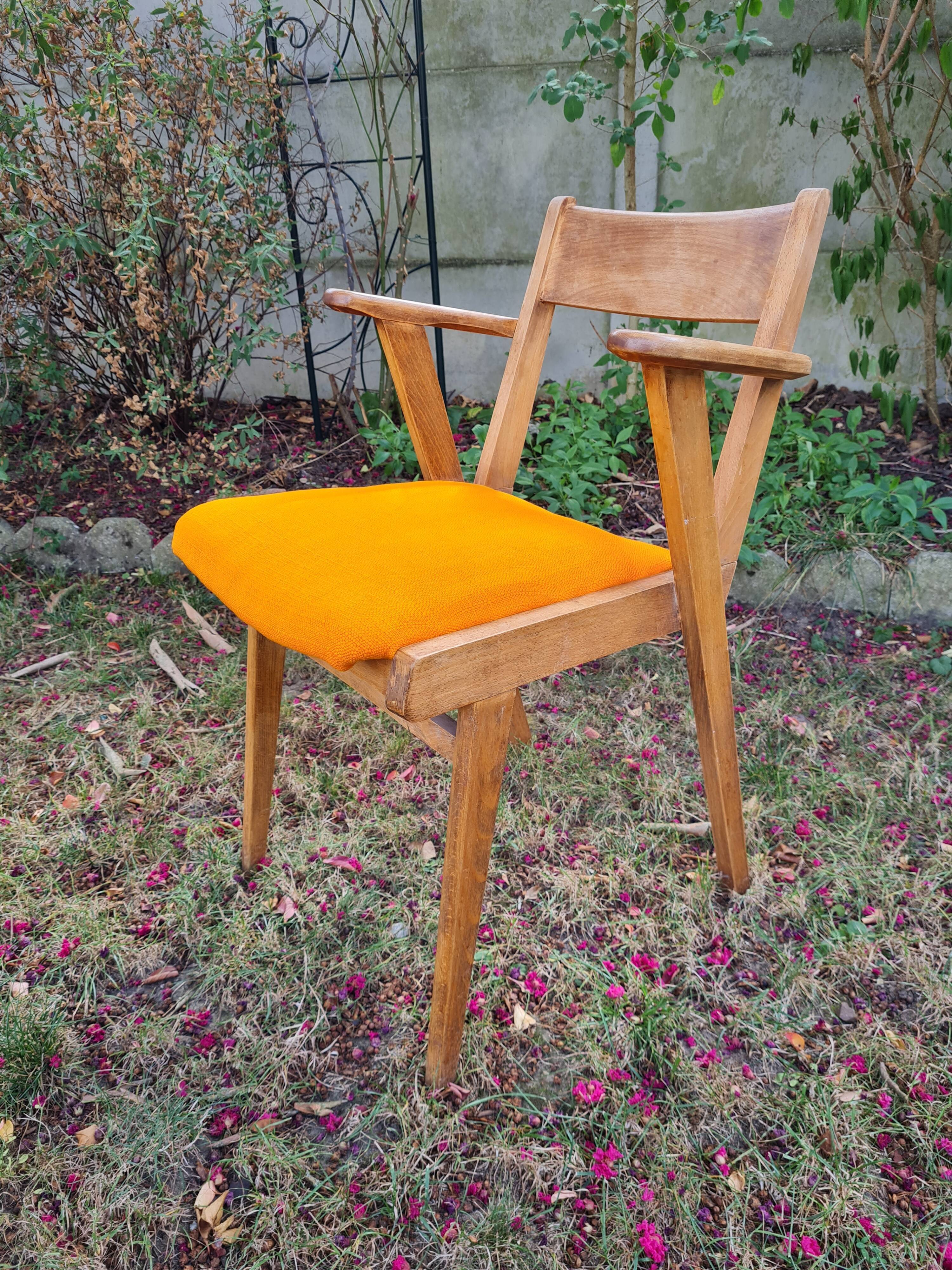 Armchair feet compass design vintage year 50