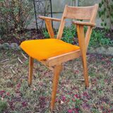 Armchair feet compass design vintage year 50