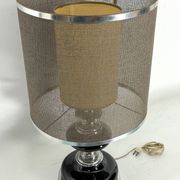 Space age Table lamp in chrome and lacquer. Italy 1970s
