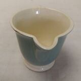 Digoin Sarreguemines almond green vintage Art Deco earthenware coffee set