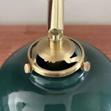 Green opaline wall light