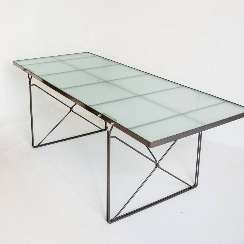 Vintage dining table or desk. moment collection by niels gammelgaard for ikea. 80s-90s.