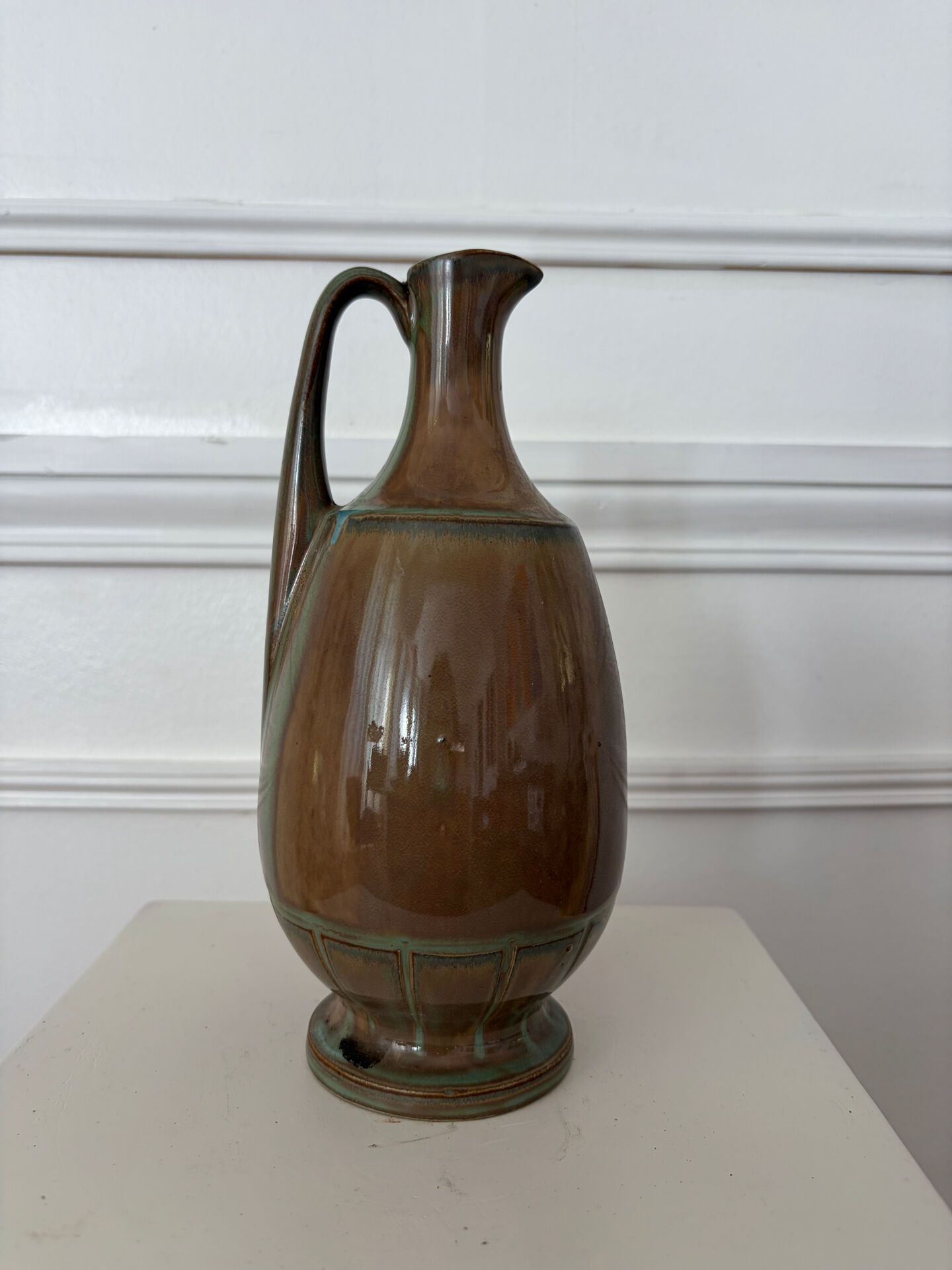 Ceramic jug Doulton Lambeth 1895