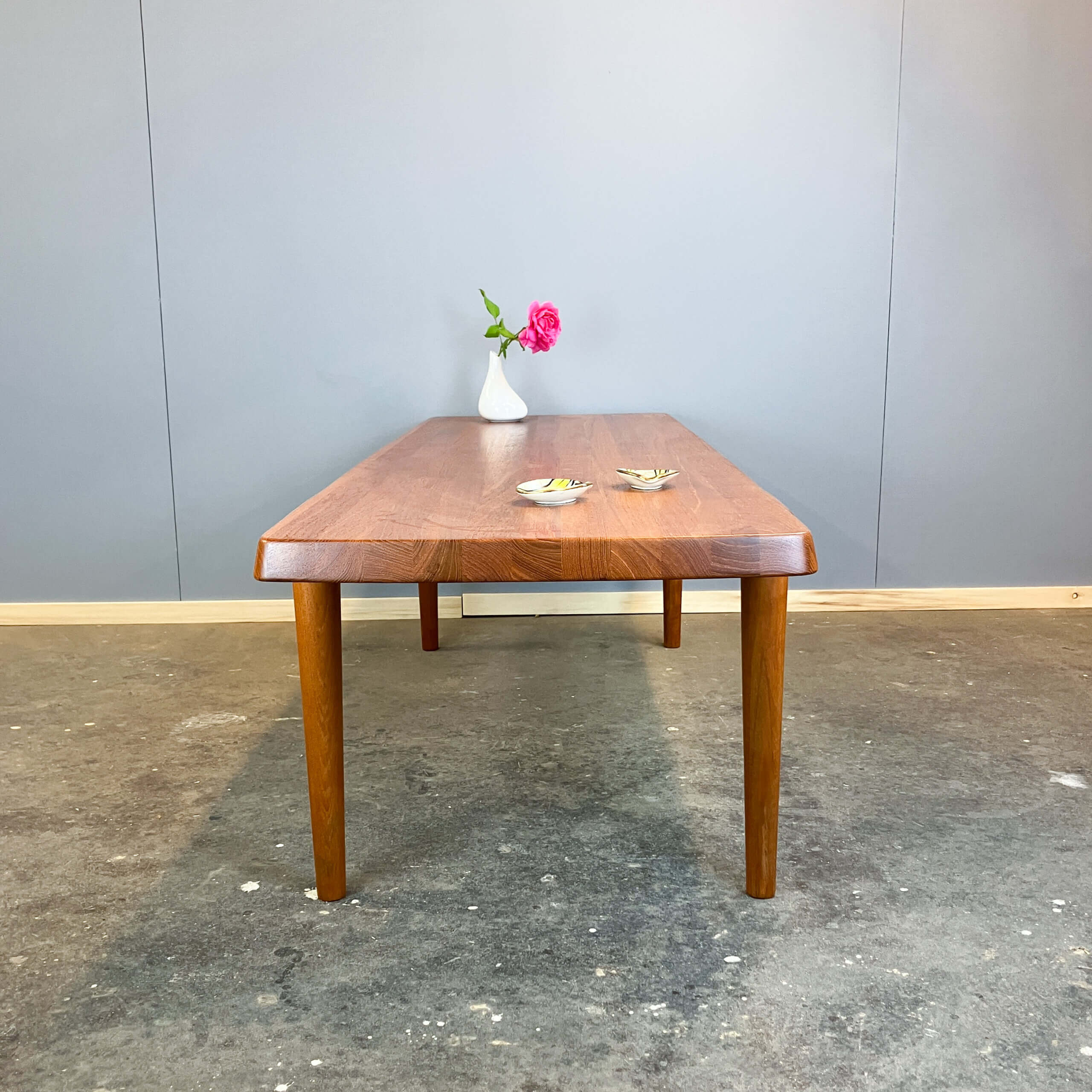 Large coffee table by John Boné for Mikael Laursen, teak, 1960s