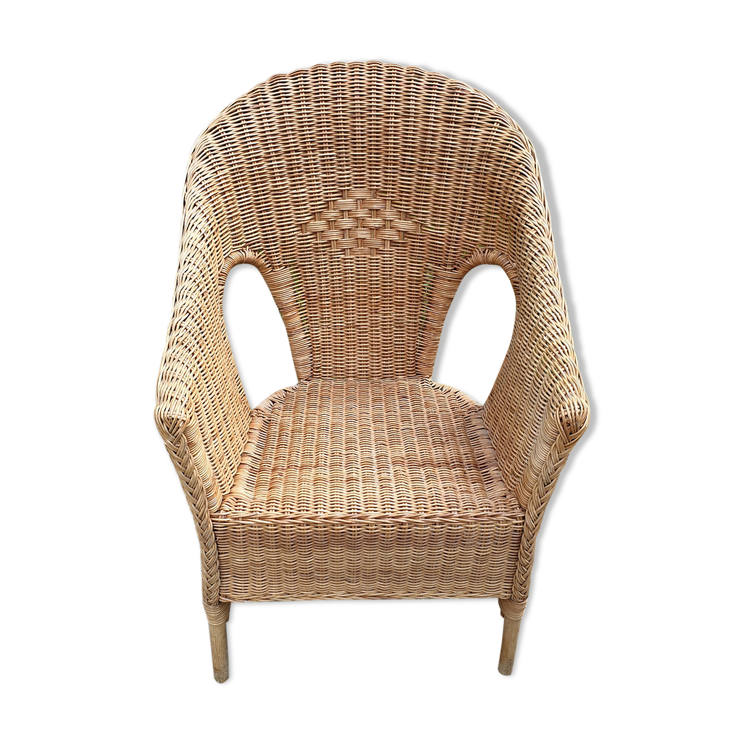 Rattan armchair