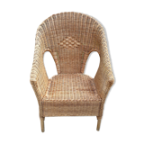 Rattan armchair