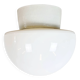 Vintage White Porcelain Ceiling Light, 1970s