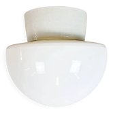 Vintage White Porcelain Ceiling Light, 1970s