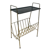 Perforated metal magazine rack