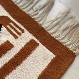 Vintage Peruvian wool rug