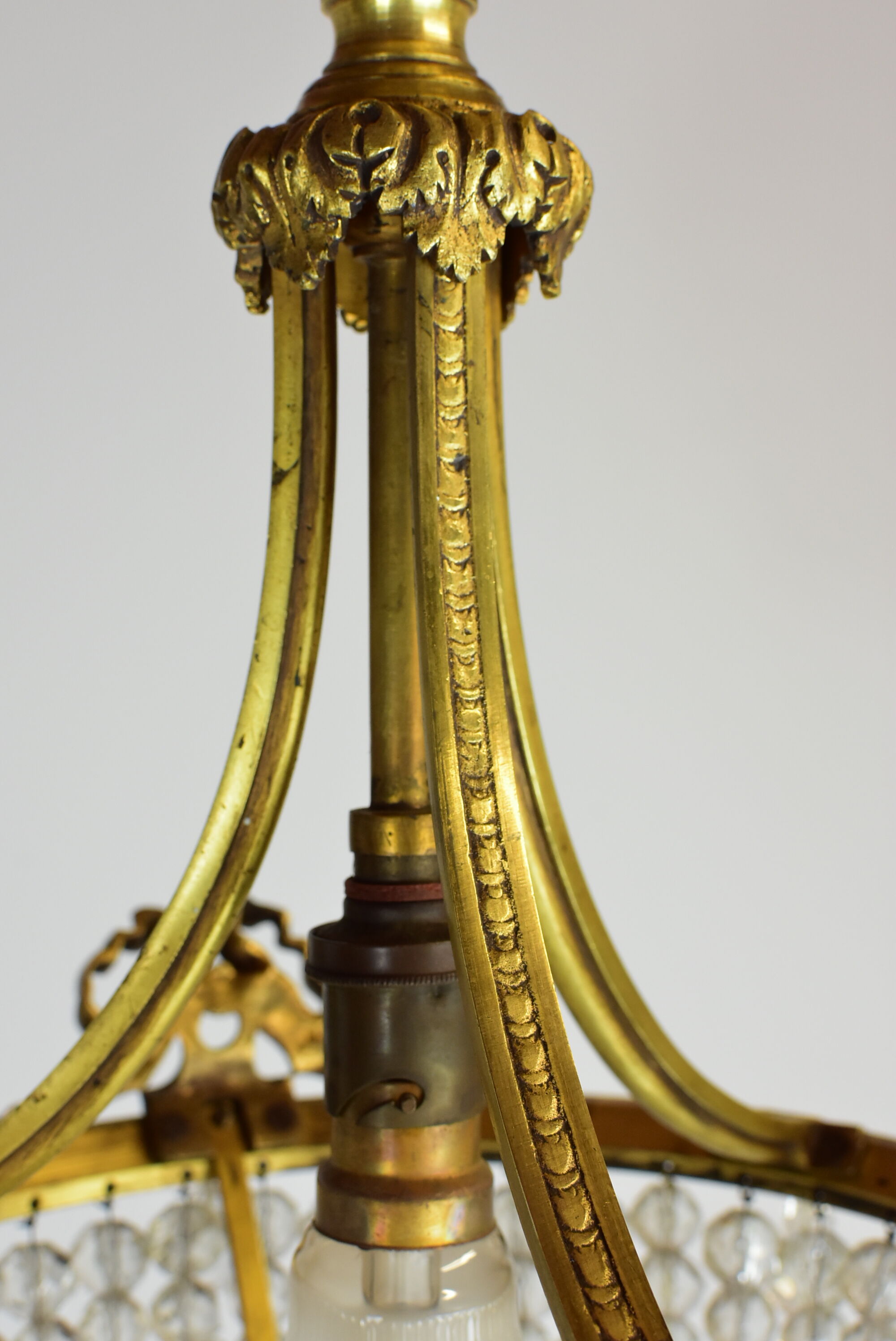 Napoleon III hot air balloon bronze chandelier