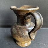 Terracotta pitcher signed Jean Marais - Vallauris