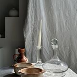 Flared decanter with round cap