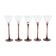 Set of five glasses, Danish design, 1970s, manufactured in Denmark