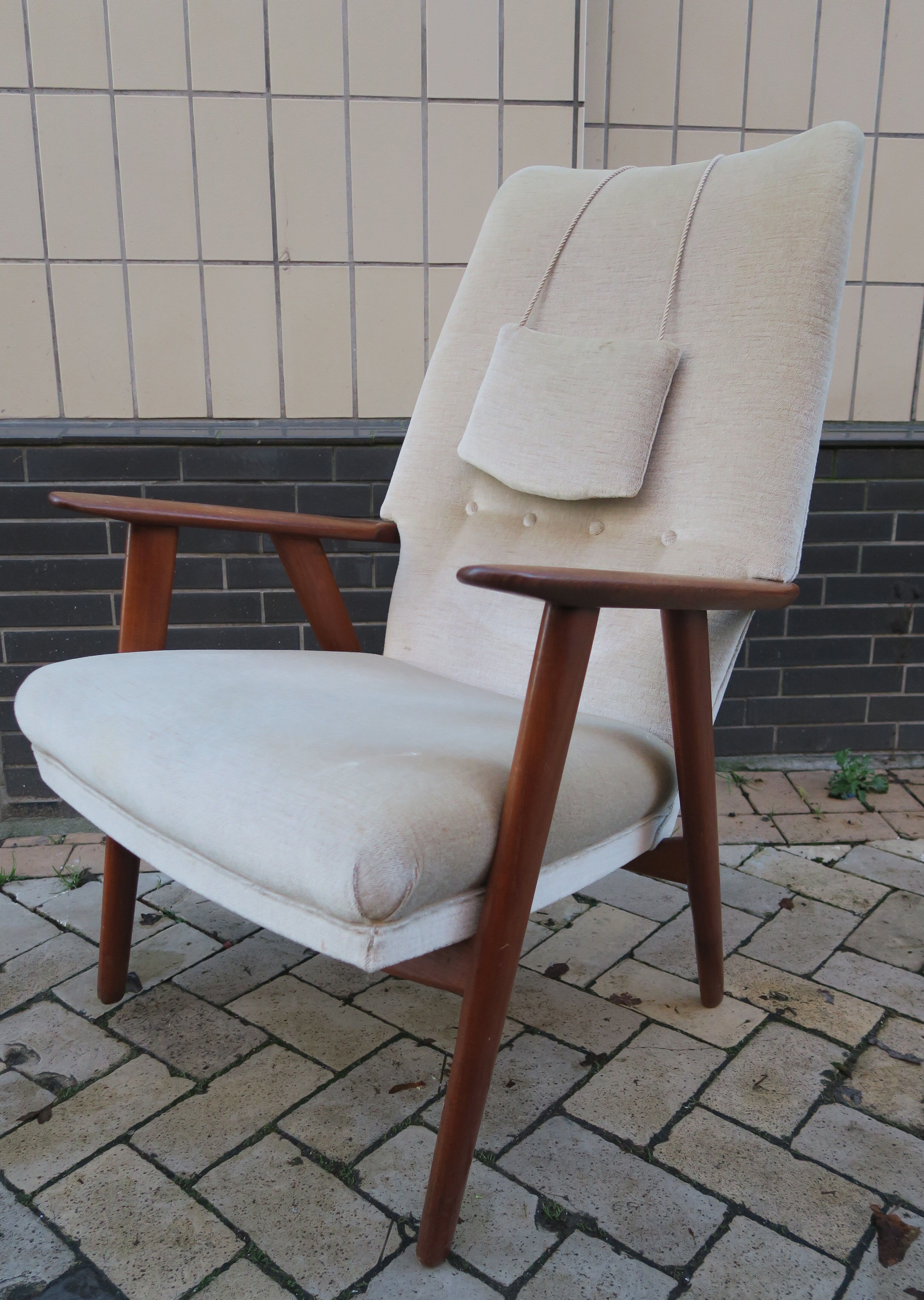Danish Model 230 Armchair by Kurt Olsen for Slagelse Møbelværk, 1950s