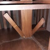 High mahogany revolving library