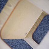 Pair of scandinavian-style wooden nesting tables, coffee tables, bedside tables