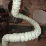 Rope floor lamp