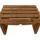 Vintage brutalist footstool minimalist design