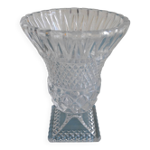 Medici vase molded crystal bohemian decor vintage french crystal vase