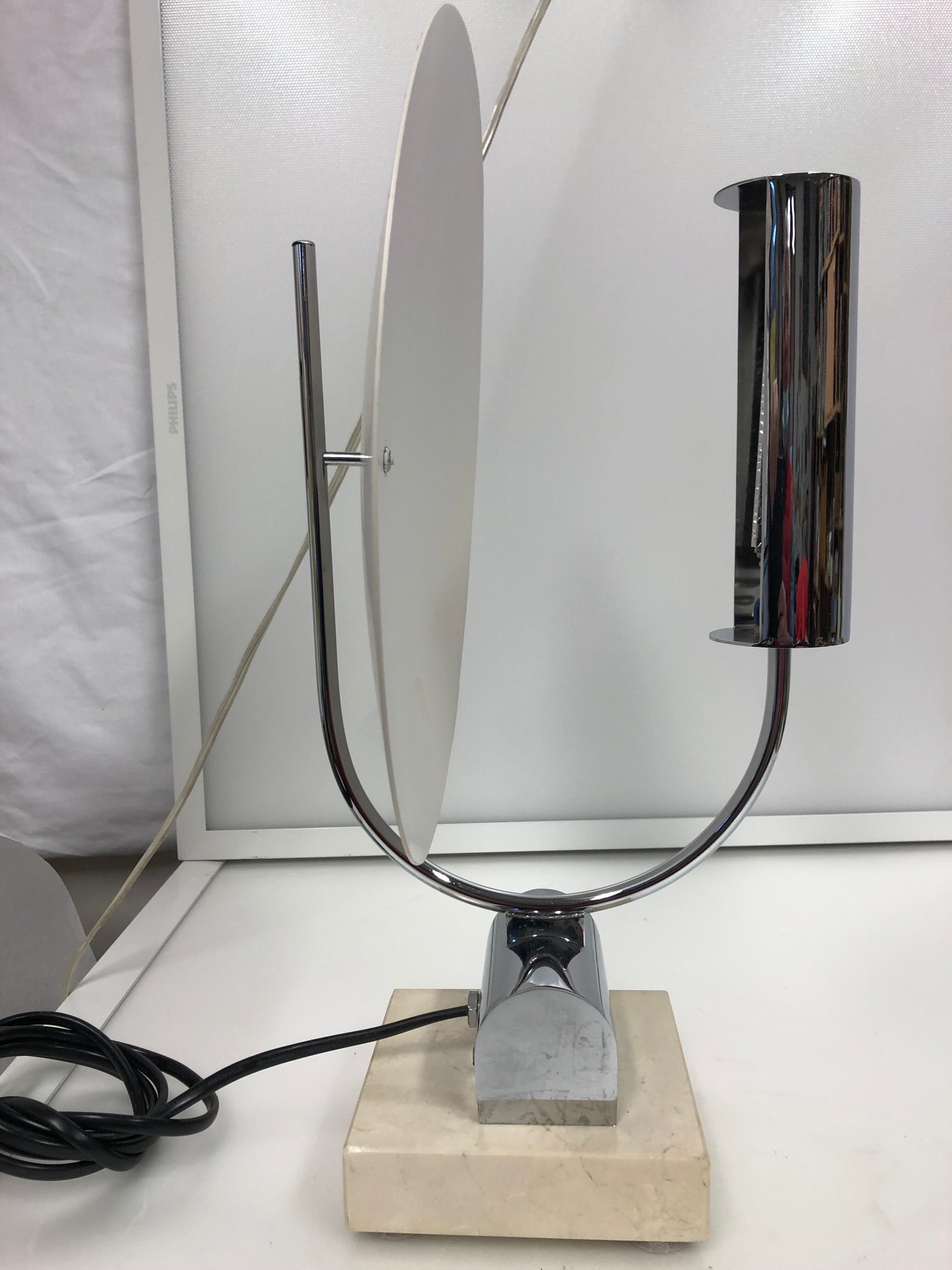 Lampe design space age années 70/80