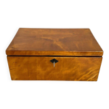 Late Biedermeier Box in Solid Birch, Northern Germany, 1840