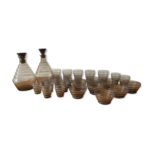 Service de verres, coupes, - verre