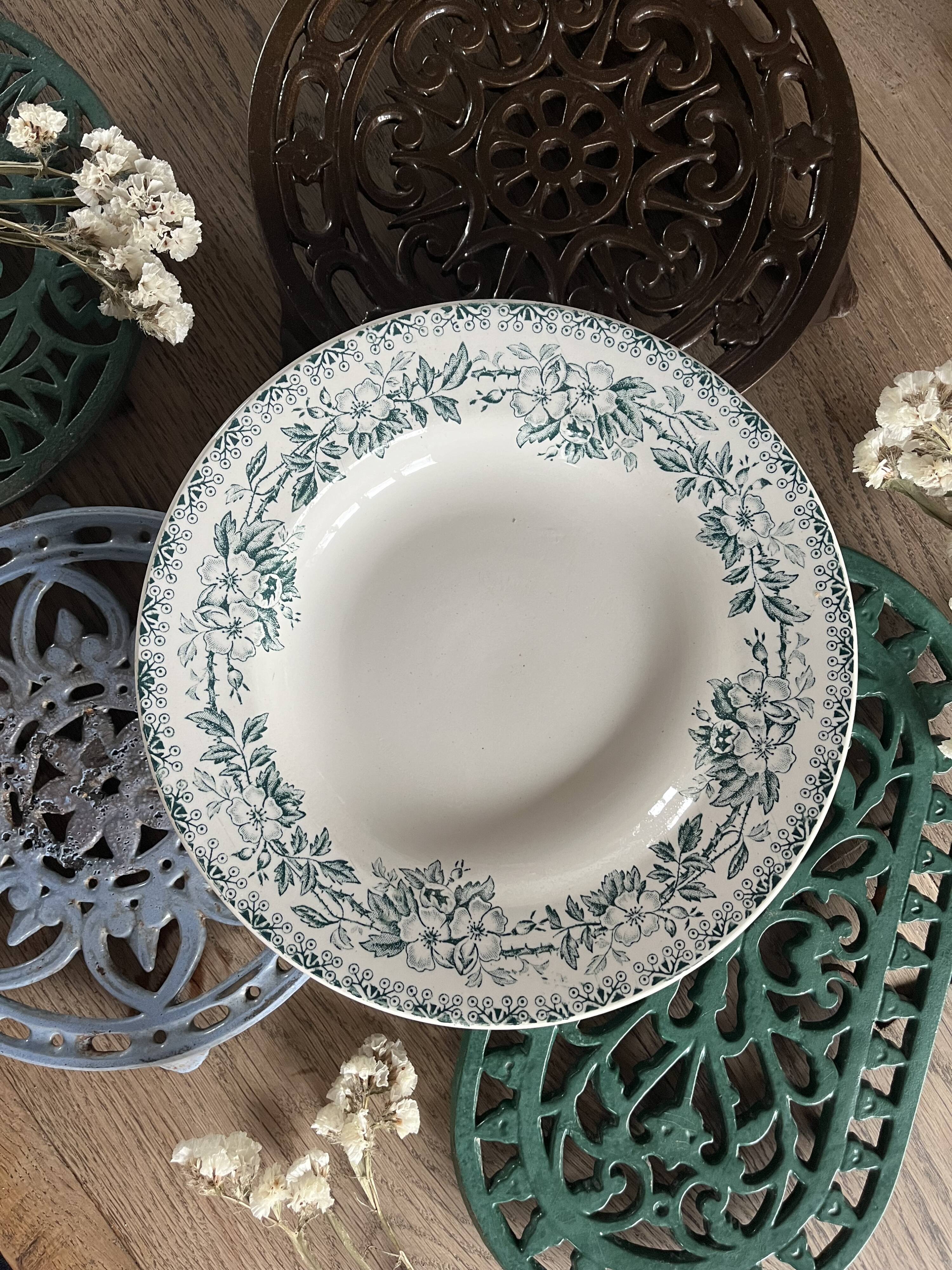 Lot 6 soup plates Guadeloupe Saint Amand