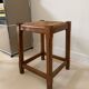 Solid oak stool