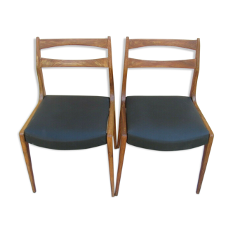 Paire de chaises scandinaves