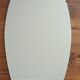 Velvet-backed tabletop mirror