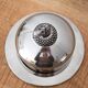 Vintage Silver Plated Butter Dish with Duck Head: Old Swedish Butter Mold