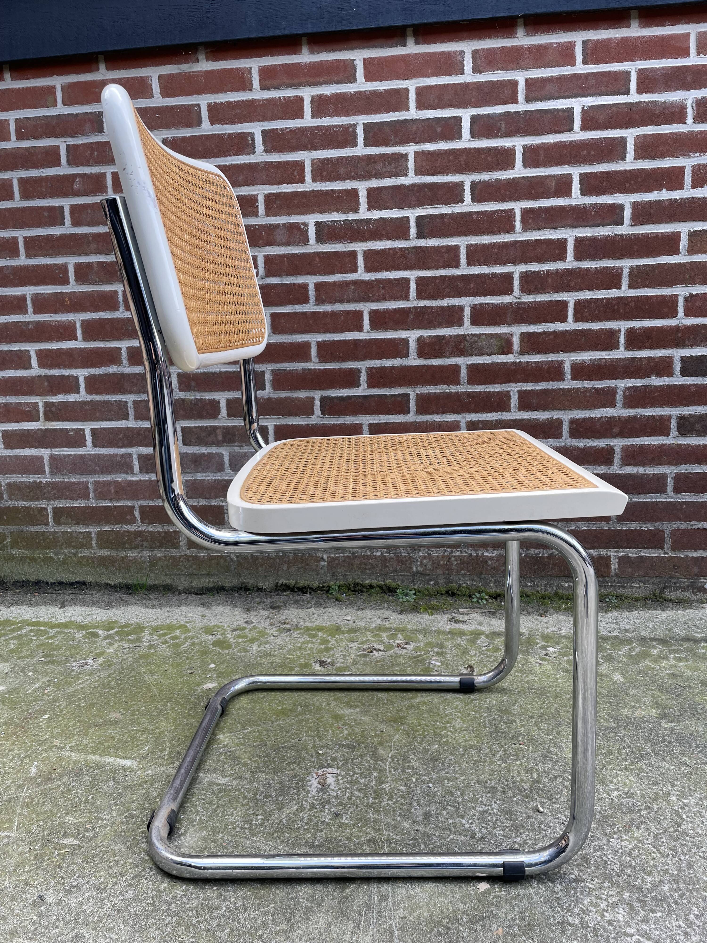 Cesca design chair b32 model in chrome