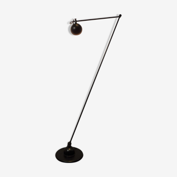 Lampadaire noir articulé minimaliste