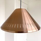 Vintage red Copper aluminium Perforated Hanging Lamp / Pendant
