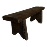 Folk art country bench/shelf, early 20th century