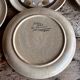 6 dessert plates Sarreguemines Atelier d'Art de Lorraine