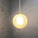 Vintage globe pendant light by Doria Leuchten, 1960s