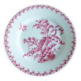 Dessert plate in ironstone from Gien model Chardons 221203