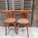 Lot 2 chaises bistrot