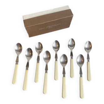 Cutlery teaspoon in box Henry Lamouroux France