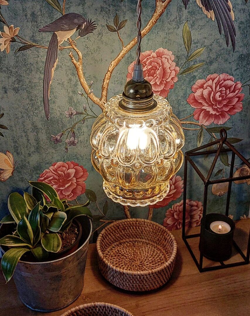 Vintage amber walkman