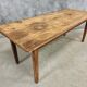 Antique Farmhouse Table French Dining Table in Chestnut Wood 80x200