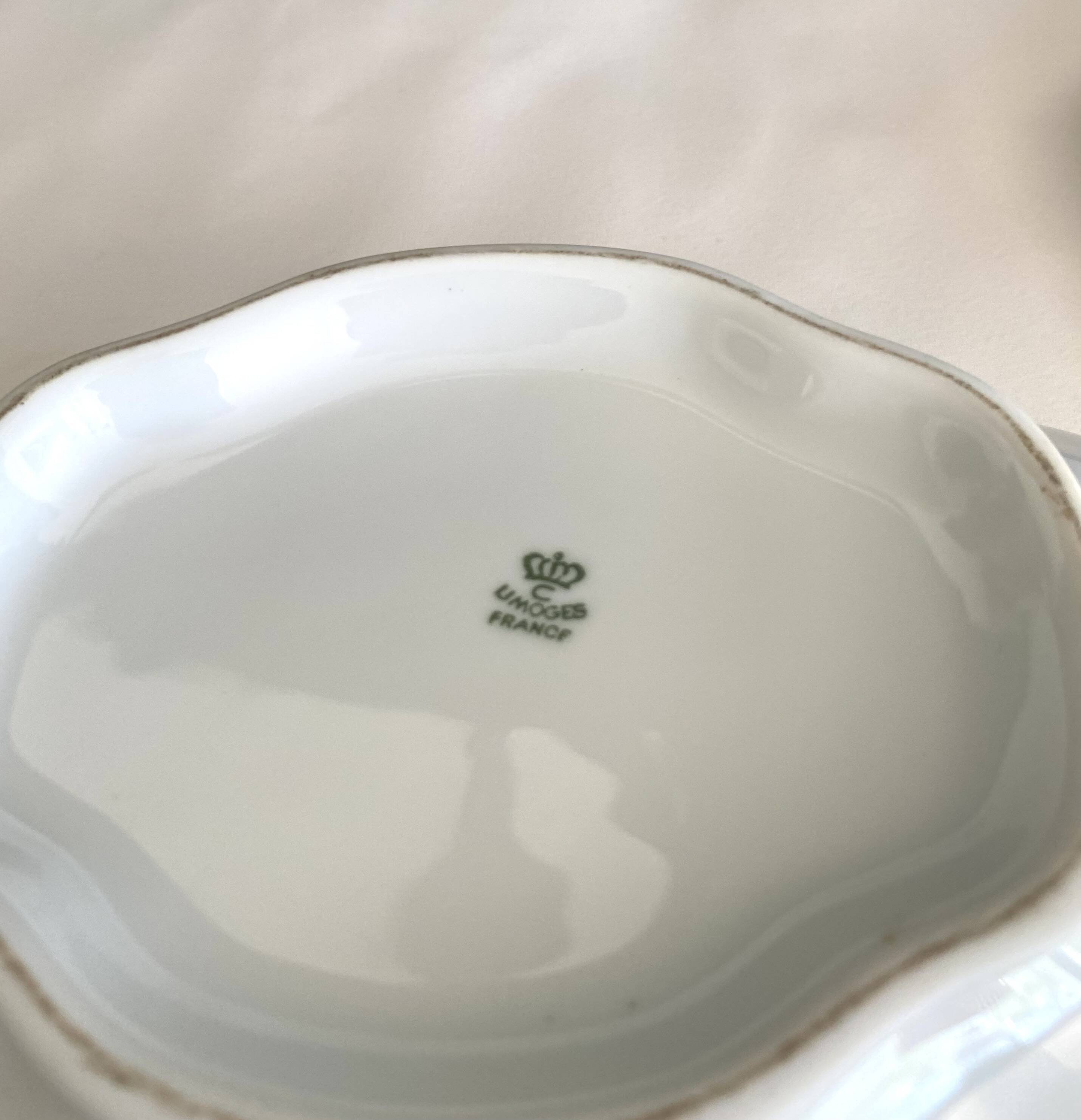 Limoges dish and its lid