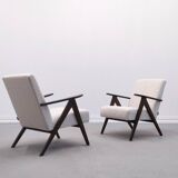 Model B 310 Var armchair in ivory boucle 1960