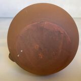 Signed terracotta vase